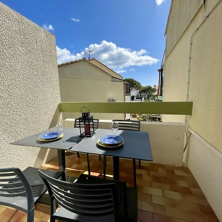 2p Climatise Avec Terrasse, Parking Et Wifi A St-cyprien, Proche - Fr-1-225d-182 Apartment Saint-Cyprien (Pyrenees-Orientales)